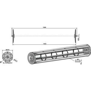 Jordpakkervalse - 1422mm - Lemken