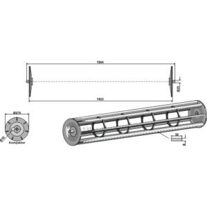 Jordpakkervalse - 1922mm - Lemken