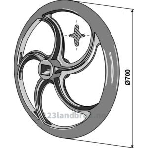 Trommelring - Ø700x33mm - Rabe