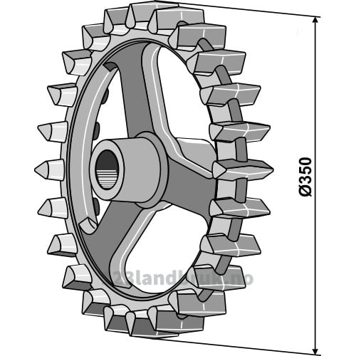 Crosskill ring - Ø350x60mm – Kjøp på nett | 123 Landbruk AS
