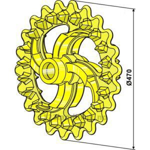 Crosskill ring - Ø470x84mm - Väderstad