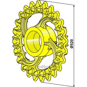 Crosskill ring - Ø520x84mm - Väderstad