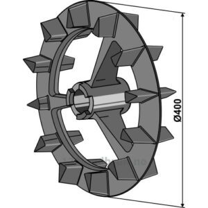 Crosskill ring - Ø400x100mm - Høyre - Lemken