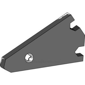 Landside-Tip AK12 - Lemken - Kropp: DuraMaxx-W40-W52