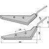 Roeopptakerskjær - 595x200x8mm - Høyre - Gilles