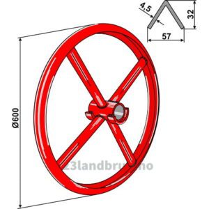 Pakkring - 1 stk. - Ø600x57x40°mm - Vogel u. Noot