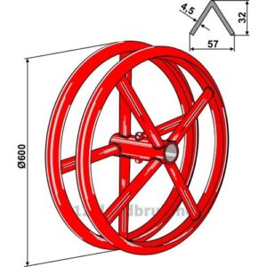 Pakkring - 2 stk. - Ø600x182x40°mm - Vogel u. Noot