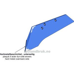 Plogskjær forsterket SSP293OPL - Venstre - Rabe - Kropp: BP-321 PS(L), BP-353 RS