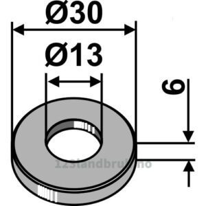 Skive - Ø13mm - Rabe