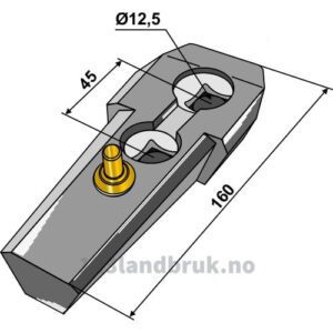 Adapter QC komplett 410 Series til - Bourgault