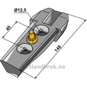 Adapter QC komplett 410 Series til - Bourgault