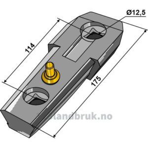 Adapter QC komplett 410 Series til - Bourgault, Köckerling
