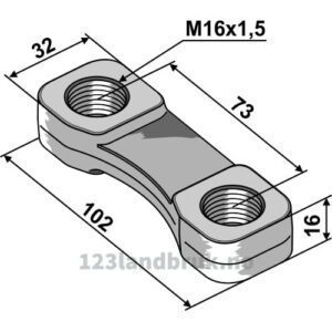 Mutter - M16x1,5mm - Lemken