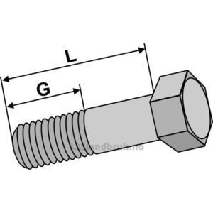 Bolt - fingjenget - 10.9 - M18x1,5x60mm