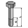 Bolt - fingjenget - 10.9 - M20x1,5x58mm
