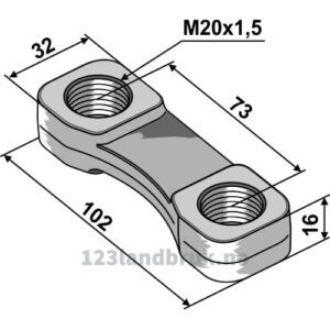 Mutter - M16x1,5mm - Lemken