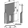 Skrape for åkertrommel - 139x5mm - Feraboli, Vicon