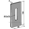 Skrape for åkertrommel - 130x3mm - Feraboli
