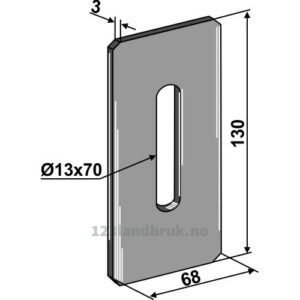 Skrape for åkertrommel - 130x3mm - Feraboli