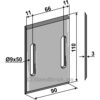 Skrape for åkertrommel - 110x3mm - Lely