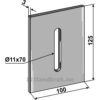 Skrape for åkertrommel - 125x3mm - Lely