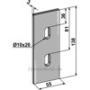 Skrape for åkertrommel - 138x3mm - Lely