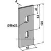 Skrape for åkertrommel - 135x3mm - Lemken