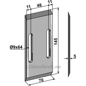 Skrape for åkertrommel - 145x5mm - Niemeyer