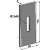 Skrape for åkertrommel - 170x5mm - Rabe