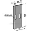 Skrape for åkertrommel - 120x3mm - Landsberg, Pöttinger, Sicma