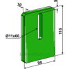Greenflex plastikkskrape - 115x10mm - Amazone