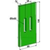 Greenflex plastikkskrape - 180x10mm - Dutzi