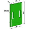 Greenflex plastikkskrape - 155x10mm - Lely