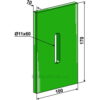 Greenflex plastikkskrape - 170x10mm - Lely