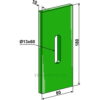 Greenflex plastikkskrape - 180x10mm - Rabe