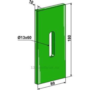 Greenflex plastikkskrape - 180x10mm - Rabe