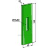 Greenflex plastikkskrape - 180x10mm - Sicma