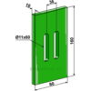 Greenflex plastikkskrape - 160x10mm - Landsberg, Sicma
