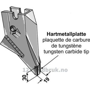 Sålabb - Tungsten Karbide - 600 SERIES - Bourgault