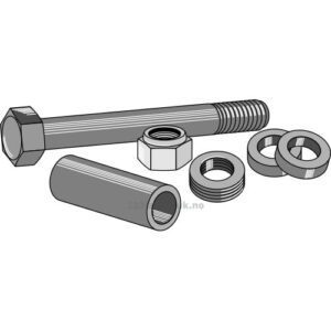 Bolt - 8.8 - M16x1,5x115mm - Mulag, Nicolas, Noremat, Rousseau