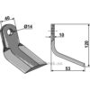 Y-Kniv - 105x40x10mm - Agrimaster