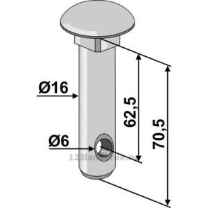Bolt - Ø16mm - Agromet