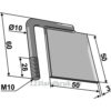 Air paddle - M10mm - Amazone
