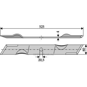 Slåmaskinkniv - Snitte-kniv - AS