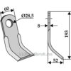 Y-Kniv - 193x60x8mm - Berti
