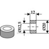 Foring - Ø12,5xØ20x12mm - Bruni