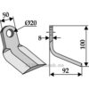 Y-Kniv - 100x50x8mm - Cabe (Nuova Cabe)