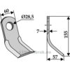 Y-Kniv - 155x60x7mm - Cabe (Nuova Cabe)