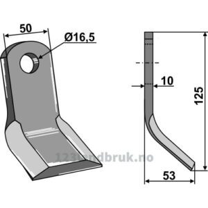 Y-Kniv - 125x50x10mm - Celli