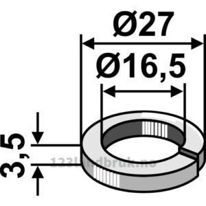 Skive - Ø16,5x3,5mm - Bomford, Mc Connel